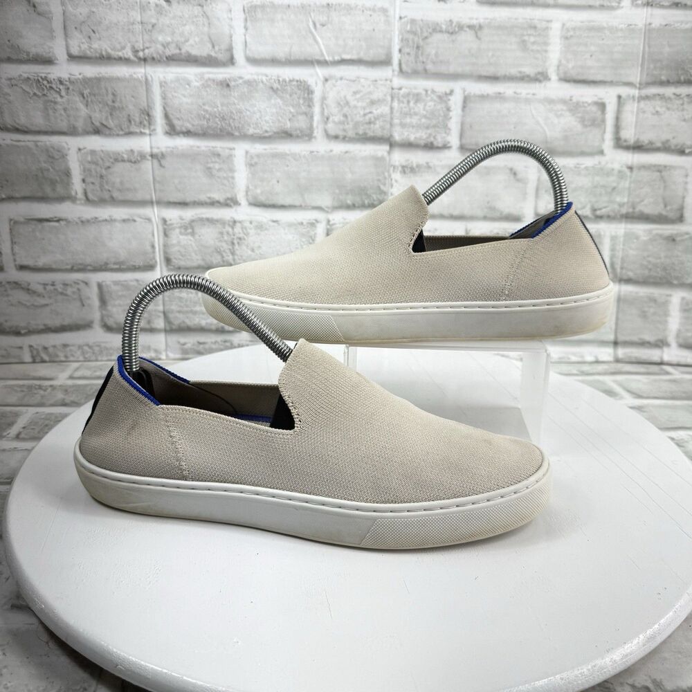 Rothys The Original Sneaker Women's Size 10 Slip On Cream Casual Comfort Shoes